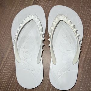 Loubi rubber flip flops - 35